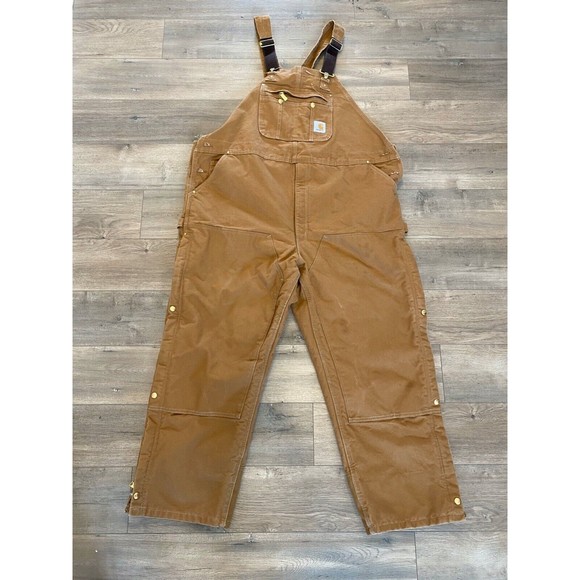 Carhartt Pants Carhartt Bibs Mens 5x30 Coveralls Quilted Lined